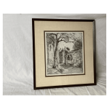 Signed print 'Springtime in Charleston'