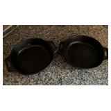 Pampered Chef 5.5' cast iron skillet set