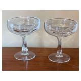 2 Josair Crystal 'Blanka' champagne/tall sherbet