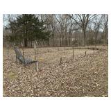 10 T-posts, chicken wire