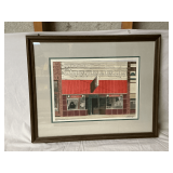 McMillan's Café , Fayette Missouri print
