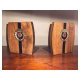 Pair of Rutgers State University bookends