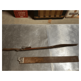 Leather Deep Cut Diamond No. 324 razor strop and riding crop