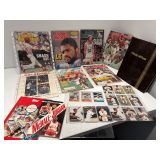 Various magazines and collectibles