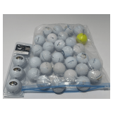 Random assortment of golfballs