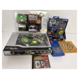 TV games, mini darts, poker games