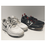Nike golf shoes size 11.5 & Footjoy size 12 golf shoes