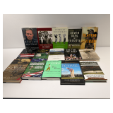 15 hardback books - related to golf