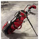 Callaway XJ Series golf bag with clubs