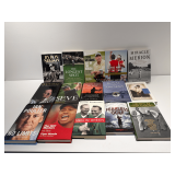 15 hardback books - related to golf