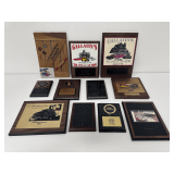 Car show plaques and memorabilia