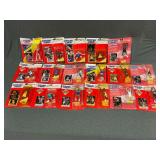 Starting Lineup basketball figures in unopened packages