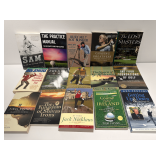 15 paperback books - related to golf