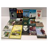 15 paperback books - related to golf