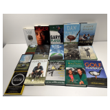 15 hardback books - related to golf