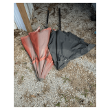 Pair of patio umbrellas, need cleaned