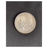 1886 Morgan silver dollar