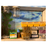 Hardware, deck screws, cabinet hardware, hinges, bolts, cotter keys, etc.