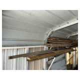 Scrap lumber, trash cans, wood ladder, play sand, etc.