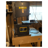 Central Machinery band saw, 9', bench top on wooden stand