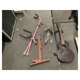 Assortment of guitar stands