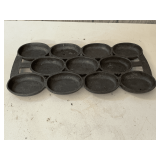 No. 8 cast iron corn muffin pan