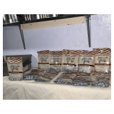 Tub of Patriot Pantry preserved prepper food