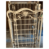 Antique metal baby crib