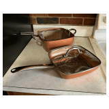 Copper Chef 9' skillet with lid