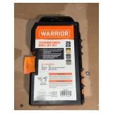 Warrior Titanium drill bit set, like new