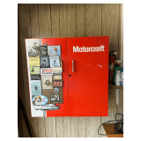 Motorcraft cabinet and contents