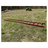 14' wooden ladder.