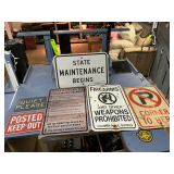 Attitude signs and road signs