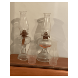 Pair of oil lamps up to 10' T