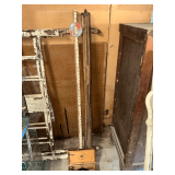 Bostrom Grading Mfg. Model 2 transit level with story pole and tripod