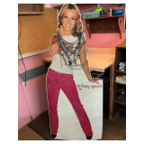 Brittney Spears cardboard cutout