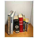 Hard back war books, Air Command, Rise and Fall of the 3rd Reich, etc.