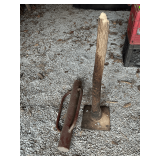 Steel post driver, tamper with homemade handle