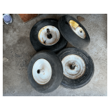 Implement tires and wheels