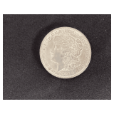 1921 Morgan silver dollar