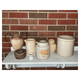 Crock pitchers and pots