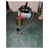 McGraw portable air compressor, 3-gallon, accessories