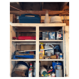 Contents of white cabinet