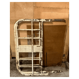 Vintage metal bed frame