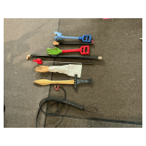 Assortment of stage props