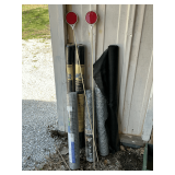 Chicken wire 100'+, landscape fabric