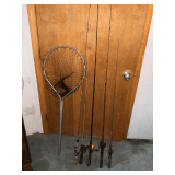 Fishing poles and reels, Zebco etc.
