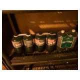 4 bottles of Coleman propane, 16.4 oz. each 2 Worthington bottles.