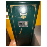 Bunker Hill safe, shelves, no fire lining, interior lock box with keys, combination & key to door