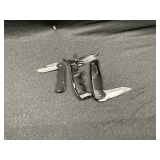 3 lock back knives, up to 3' blade.